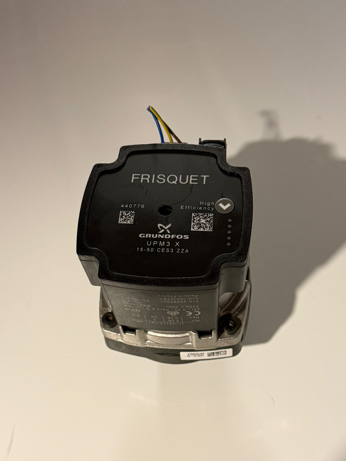 Circulateur équerre Grundfos UPM3 15-50 FRISQUET F3AA41432 - OCCASION