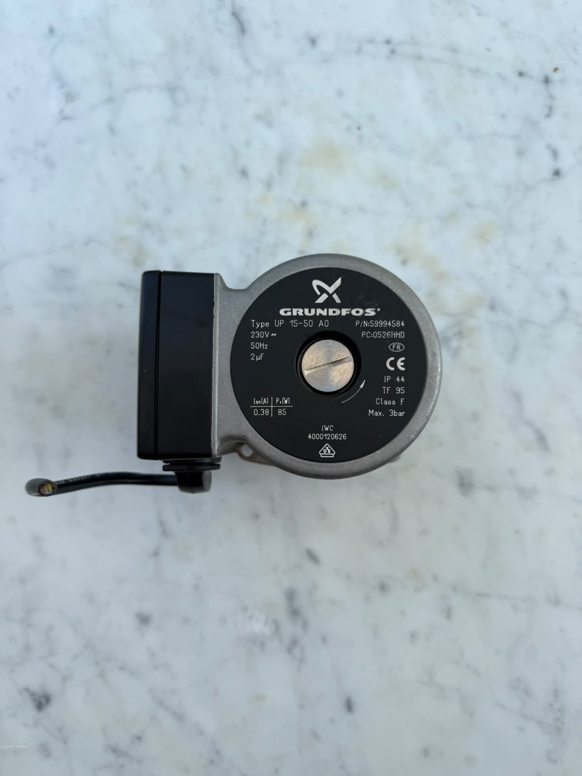 Circulateur GRUNDFOS UP 15-50 A0 - OCCASION