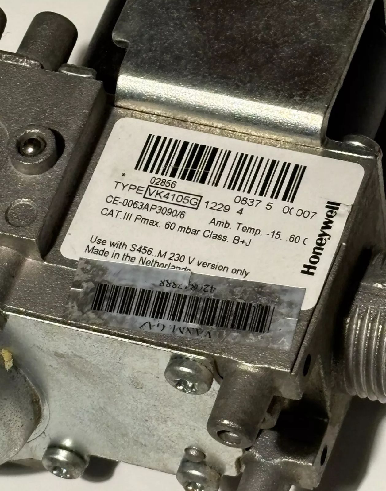 Vanne gaz d'occasion Géminox Equalithe 87383200210